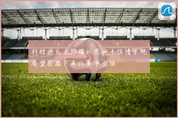 科特迪瓦主帅确认恩迪卡伤情乐观有望在接下来比赛中出场